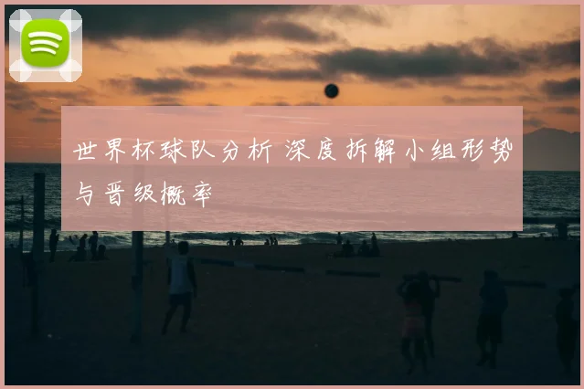 世界杯球队分析 深度拆解小组形势与晋级概率
